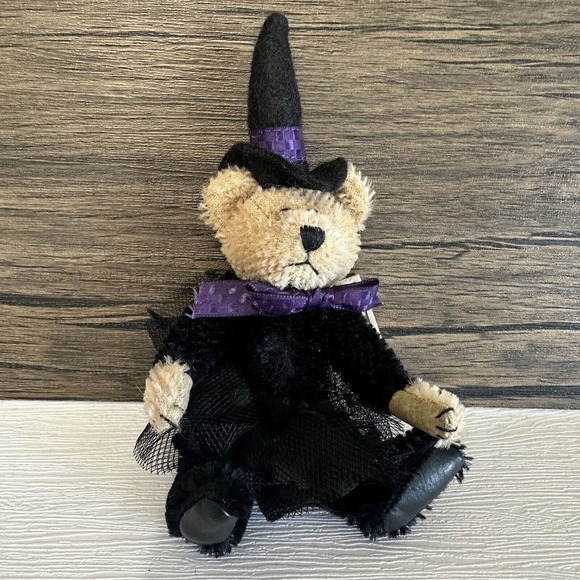 Boyds Bear Witch Halloween Mini Mohair Eastwick Cattington 6” Plush Bear NWT - Picture 1 of 8